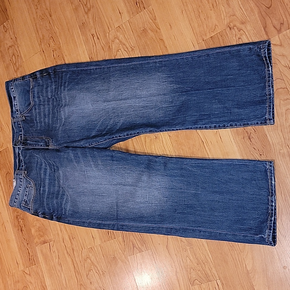 STETSON Relaxed Blue Jeans with Subtle Fading